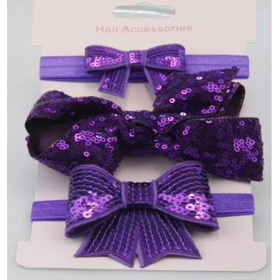 Hot selling charming paillette hair band for children